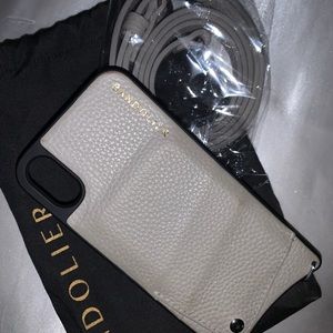 Greige Bandolier Case for iPhone XR